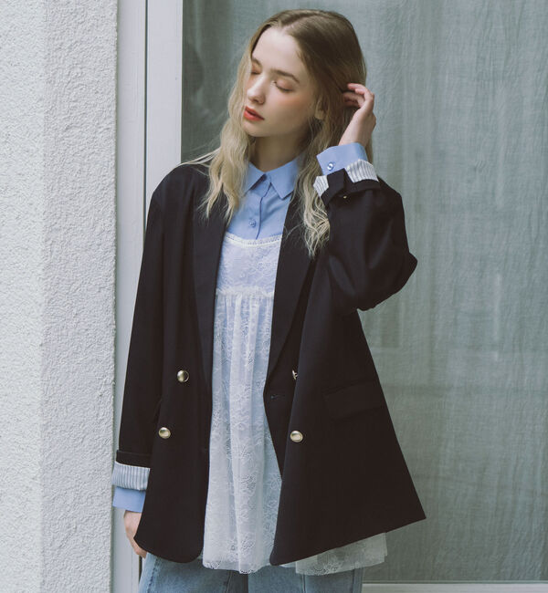 archives「レースギャザーキャミチュニック」|シャツ・ブラウス|