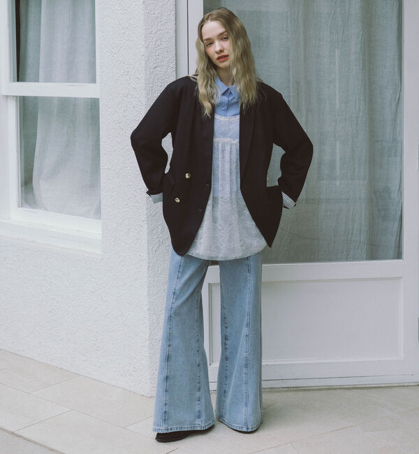 archives「レースギャザーキャミチュニック」|シャツ・ブラウス|