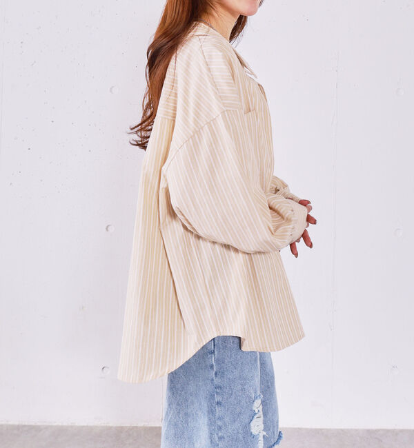 archives「２ｗａｙストライプシャツ」|シャツ・ブラウス|