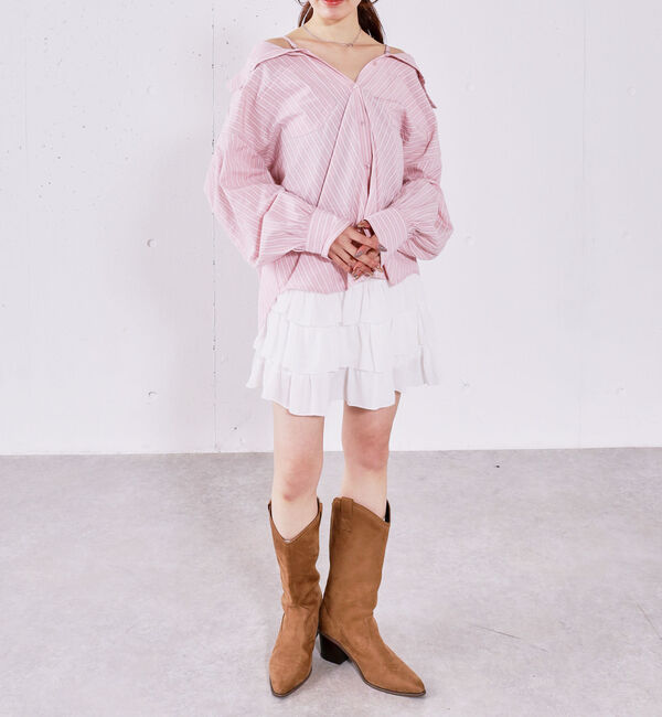 archives「２ｗａｙストライプシャツ」|シャツ・ブラウス|