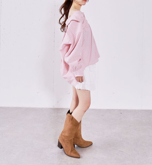 archives「２ｗａｙストライプシャツ」|シャツ・ブラウス|