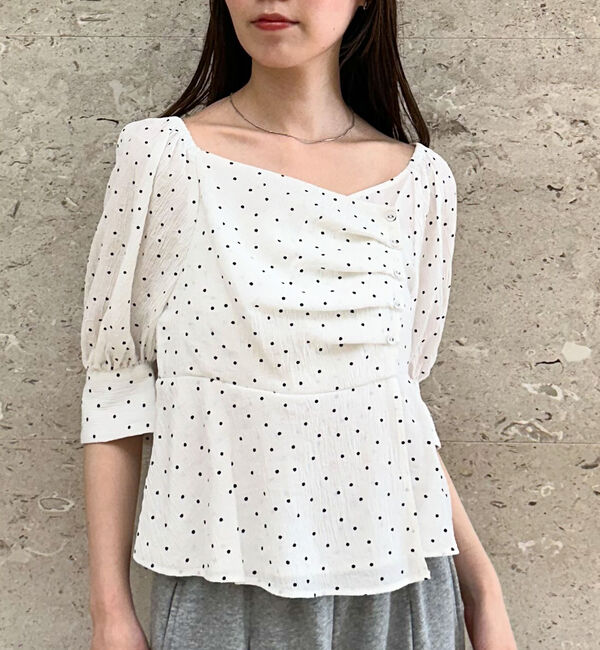 archives「ボタンタックドットＢＬ　５Ｓ」|シャツ・ブラウス|OFF WHITE