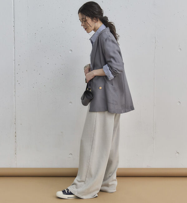 Doux archives「メッシュテーラードダブルジャケット」|テーラードジャケット|