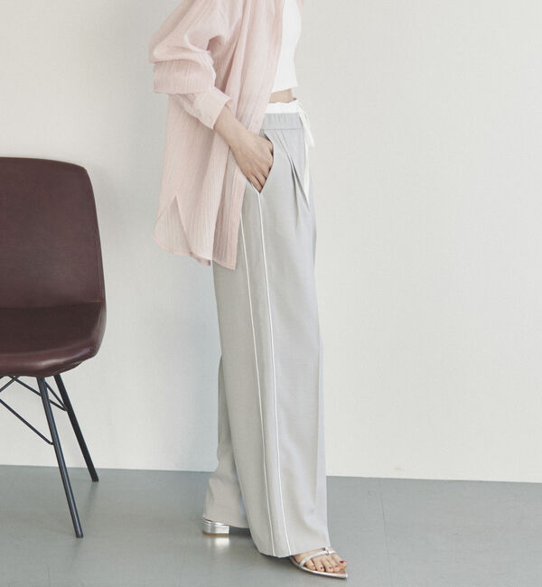 Doux archives「Ｗウエストサイドラインパンツ」|チノ|