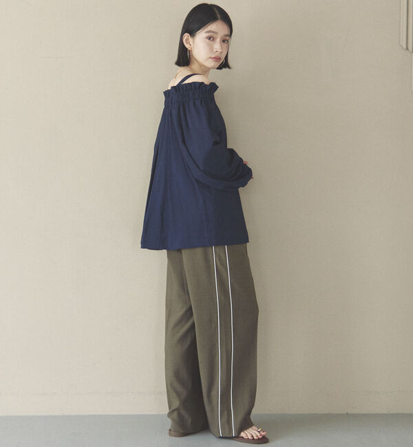 Doux archives「Ｗウエストサイドラインパンツ」|チノ|