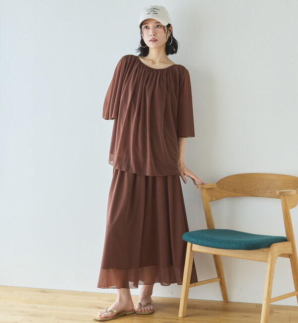 Doux archives「エスパンディギャザースカート」|スカート|