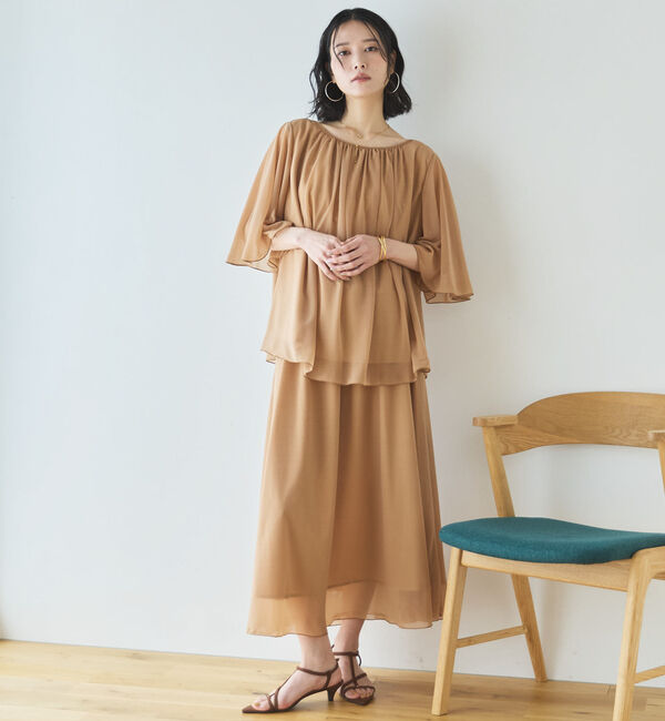 Doux archives「エスパンディギャザーブラウス」|シャツ・ブラウス|