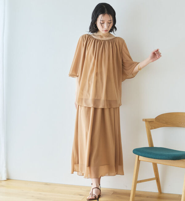 Doux archives「エスパンディギャザーブラウス」|シャツ・ブラウス|