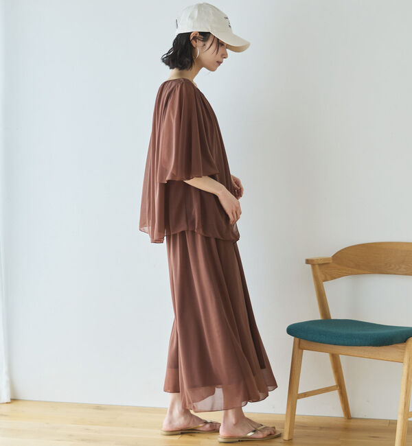 Doux archives「エスパンディギャザーブラウス」|シャツ・ブラウス|