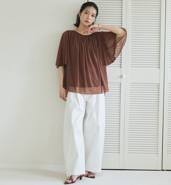 Doux archives「エスパンディギャザーブラウス」|シャツ・ブラウス|