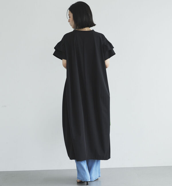 Doux archives「【接触冷感／ＵＶカット／イージーケア】コクーンワンピース」|ワンピース|