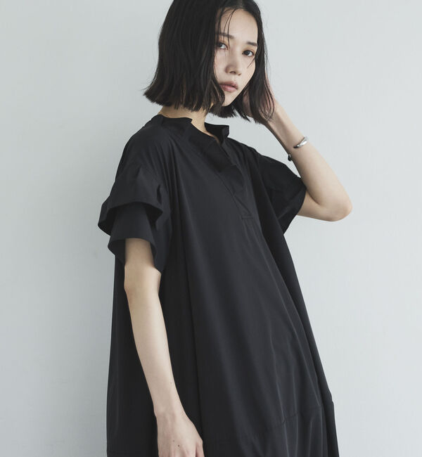 Doux archives「【接触冷感／ＵＶカット／イージーケア】コクーンワンピース」|ワンピース|