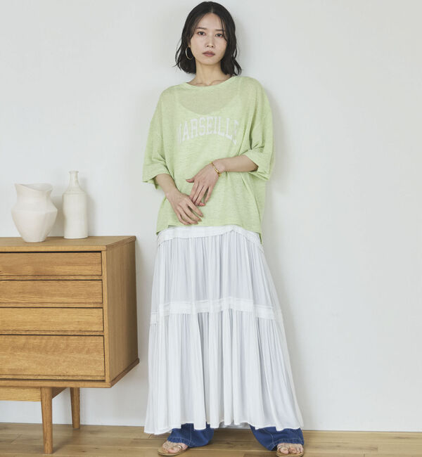 Doux archives「ピンタックティアードキャミワンピース／」|ワンピース|