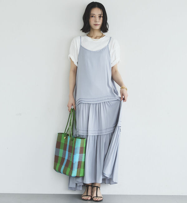 Doux archives「ピンタックティアードキャミワンピース／」|ワンピース|