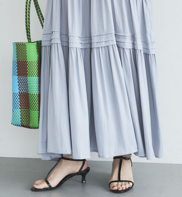 Doux archives「ピンタックティアードキャミワンピース／」|ワンピース|