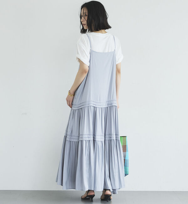 Doux archives「ピンタックティアードキャミワンピース／」|ワンピース|