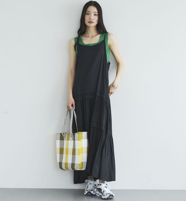 Doux archives「ピンタックティアードキャミワンピース／」|ワンピース|