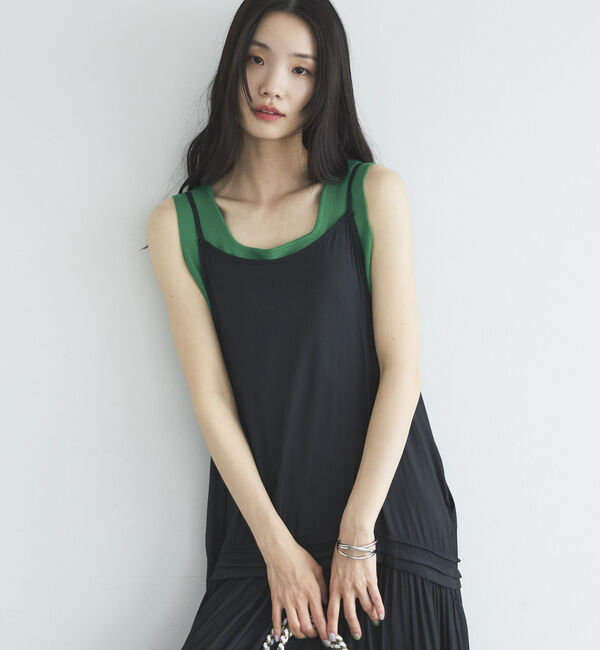 Doux archives「ピンタックティアードキャミワンピース／」|ワンピース|