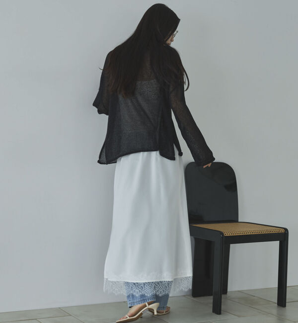 Doux archives「ペーパーヤーンルーズプルオーバー」|ニット・セーター|