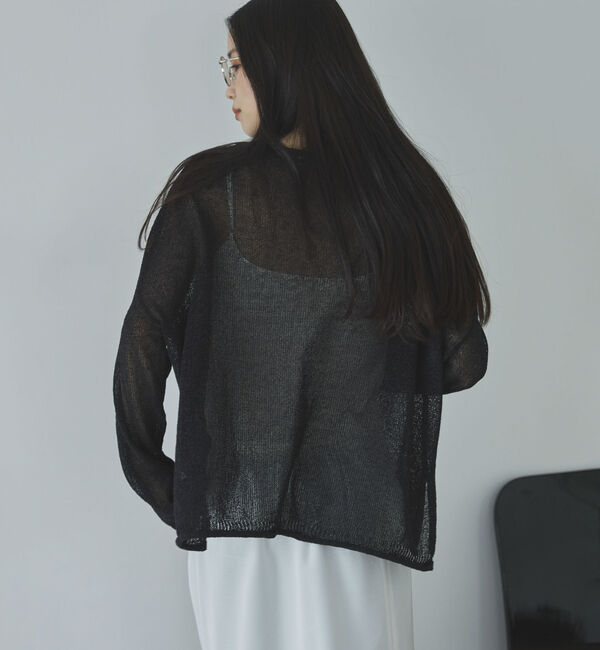 Doux archives「ペーパーヤーンルーズプルオーバー」|ニット・セーター|