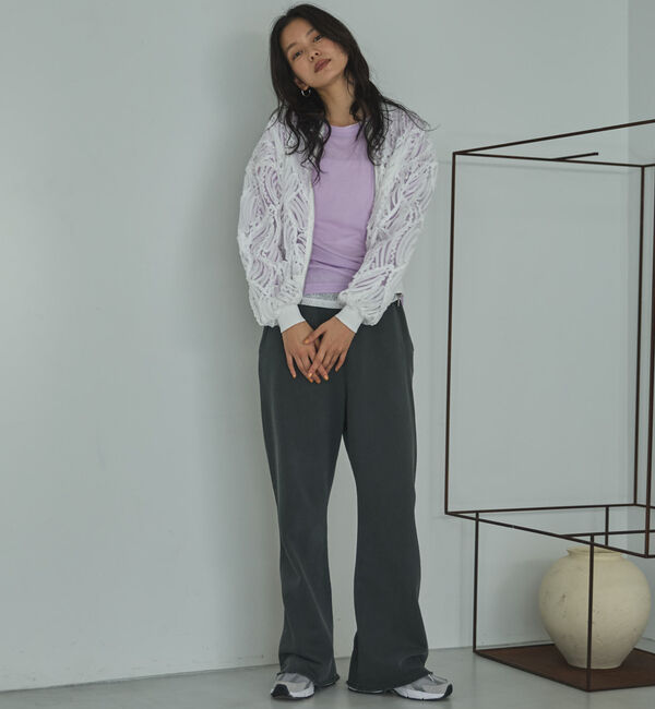 Doux archives「ピグメント裏毛フレアパンツ」|チノ|