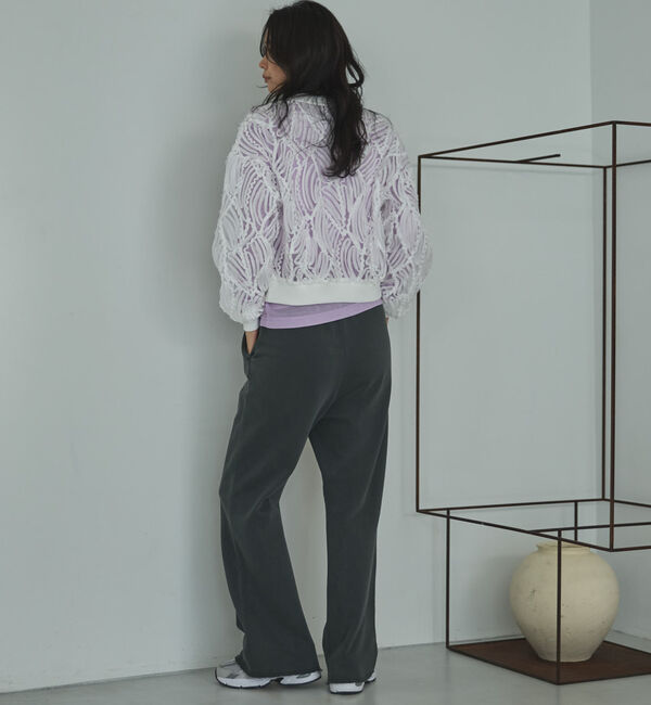 Doux archives「ピグメント裏毛フレアパンツ」|チノ|