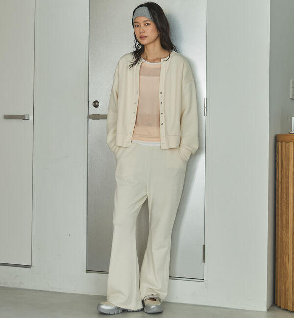 Doux archives「ピグメント裏毛フレアパンツ」|チノ|