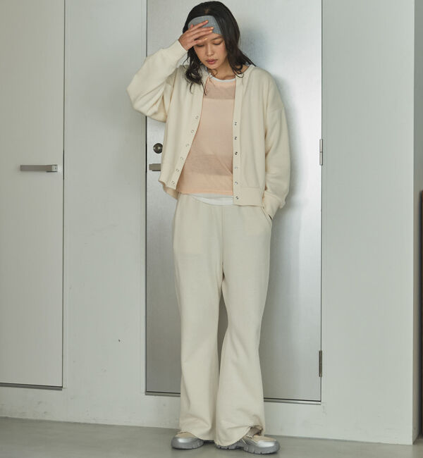 Doux archives「ピグメント裏毛フレアパンツ」|チノ|