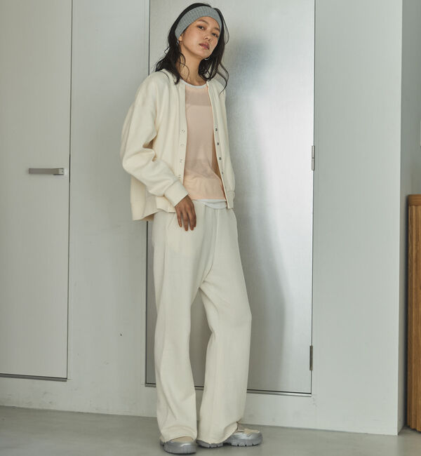 Doux archives「ピグメント裏毛フレアパンツ」|チノ|