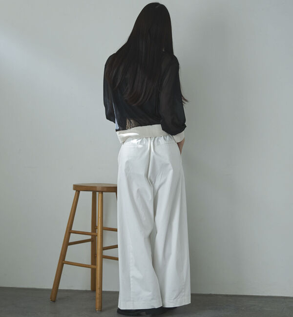 Doux archives「バイカラーシアーカーディガン」|シャツ・ブラウス|