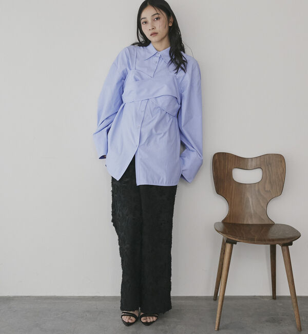 Doux archives「ボタニカルカットジャガードパンツ」|チノ|