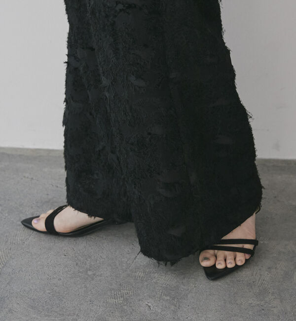 Doux archives「ボタニカルカットジャガードパンツ」|チノ|