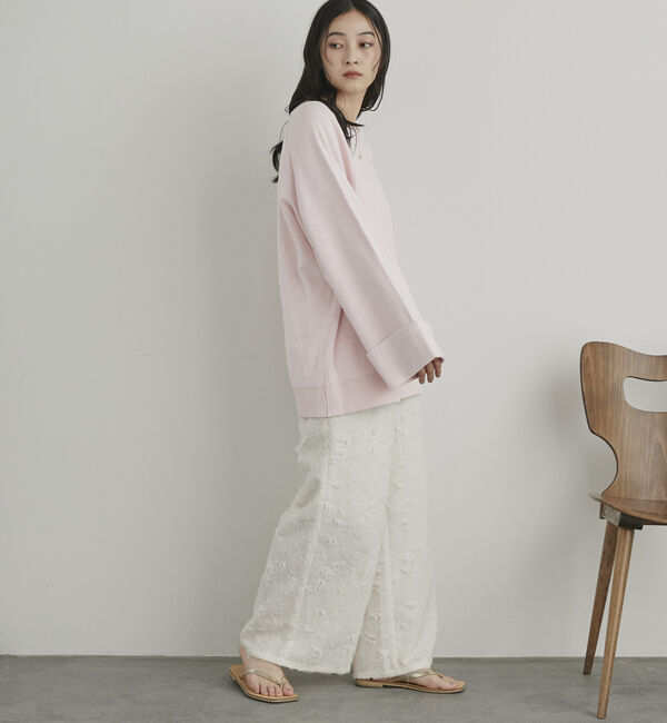 Doux archives「ボタニカルカットジャガードパンツ」|チノ|