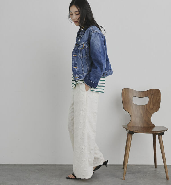 Doux archives「ボタニカルカットジャガードパンツ」|チノ|