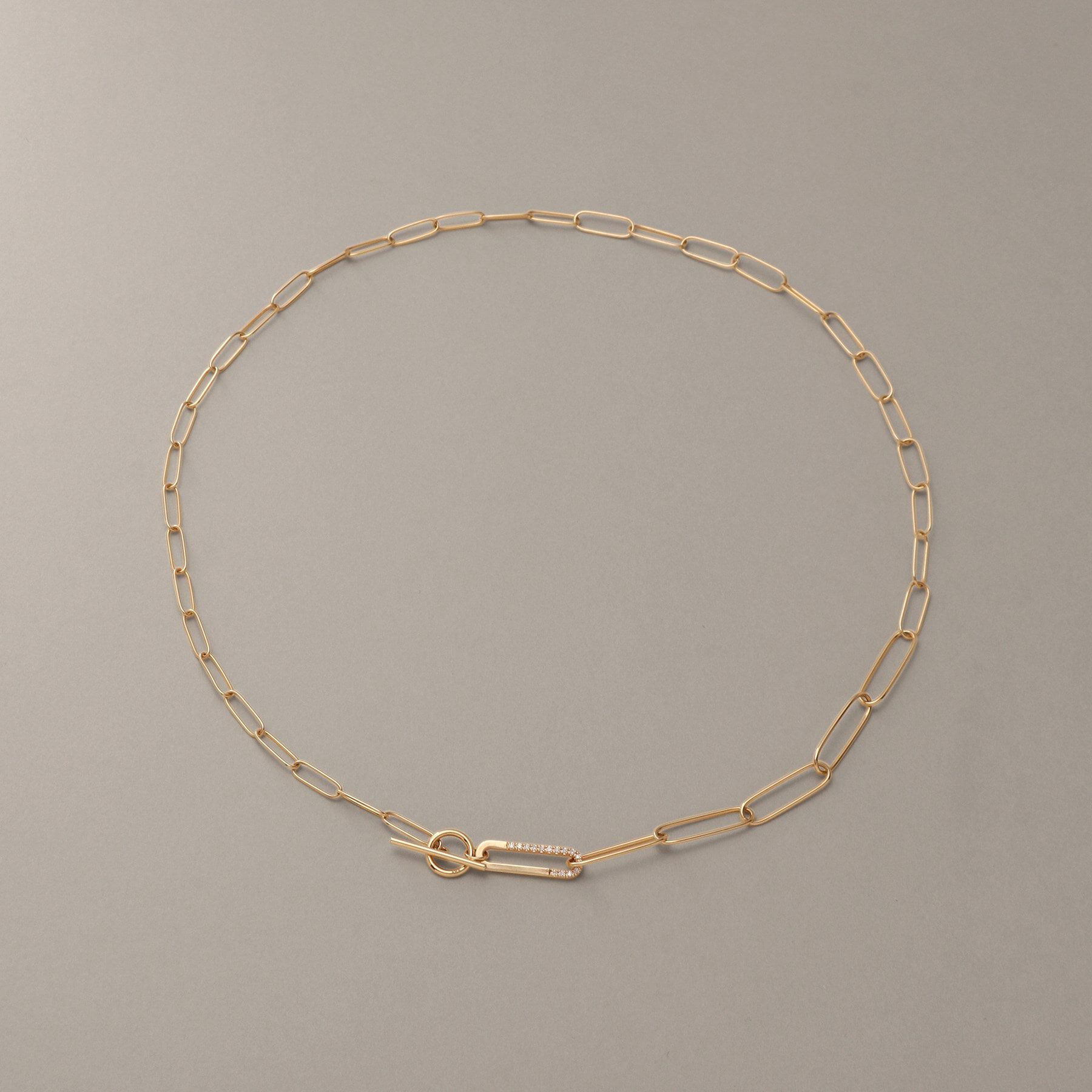 COCOSHNIK「K10ダイヤモンド PCロンググラデーションマンテル ネックレス」|ネックレス|