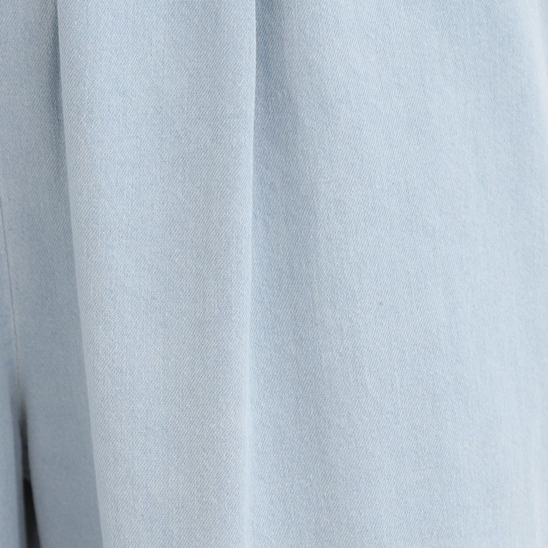 SHOO･LA･RUE「【ライトオンスデニム/着丈選べる/S-LL】夏でもはける らくらくデニムイージーワイドパンツ」|デニム|