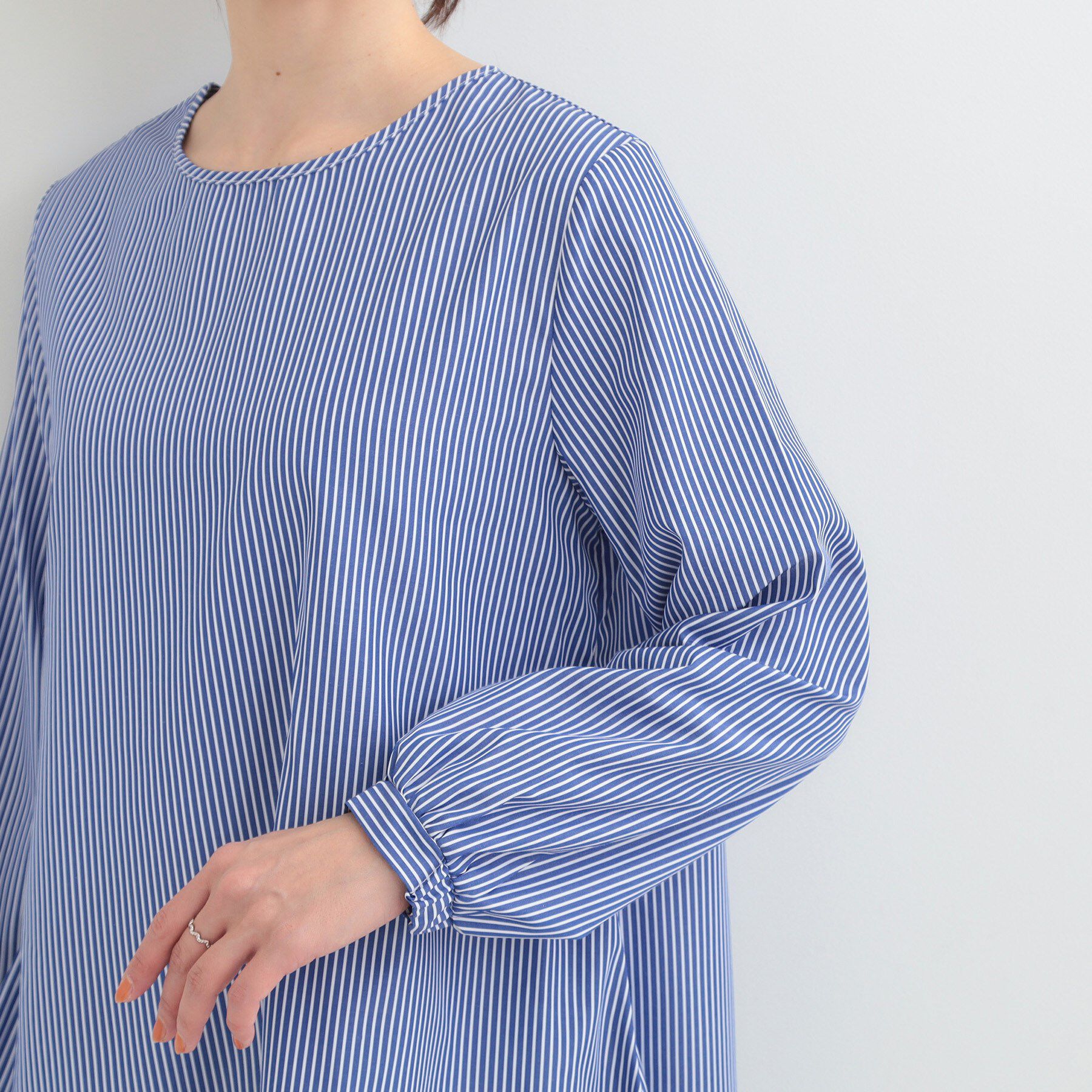 SHOO･LA･RUE「【洗濯機可/2点セット/S-LL】着回し自在 きれい見え ニットベスト＋ブラウス」|ニット・セーター|