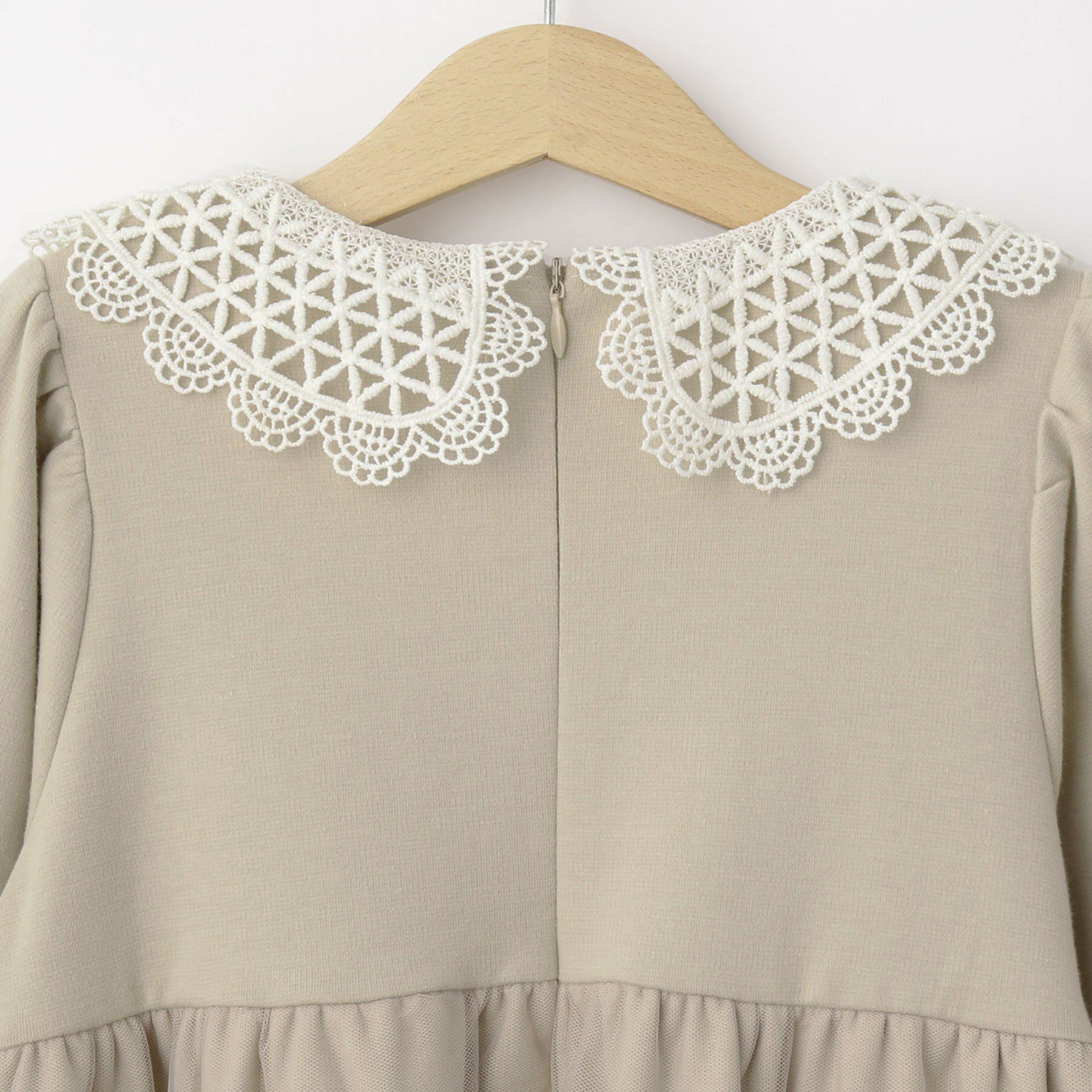 SHOO･LA･RUE「【110-140cm/プチセレ】チュールドッキングワンピース」|ワンピース|