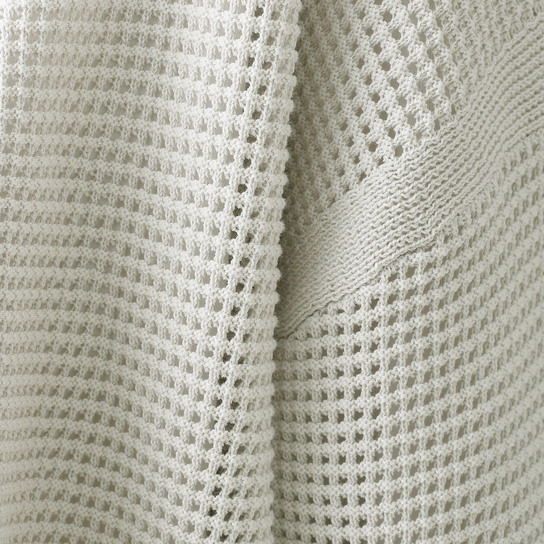 Dessin「【洗える】コットンメッシュニットカーディガン」|カーディガン|