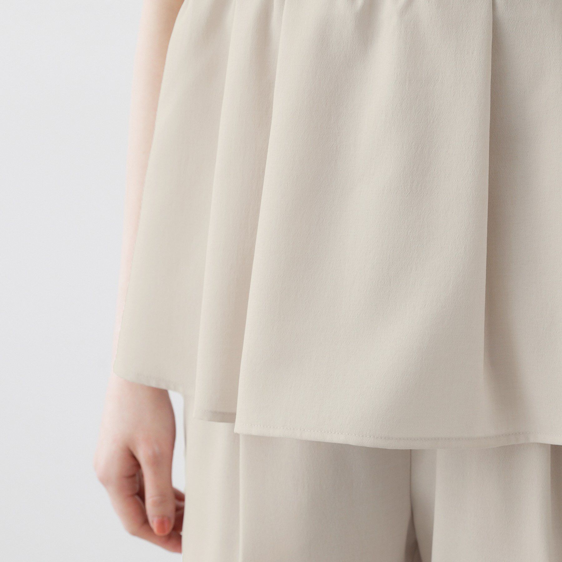 Dessin「【セットアップ可/UVカット/洗える】ビスチェドッキングTシャツ」|Tシャツ・カットソー|