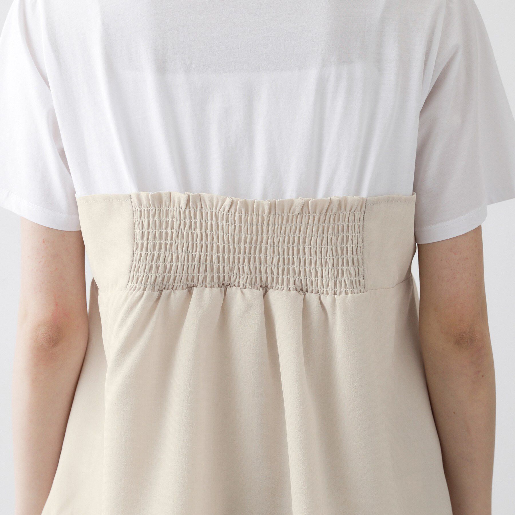 Dessin「【セットアップ可/UVカット/洗える】ビスチェドッキングTシャツ」|Tシャツ・カットソー|