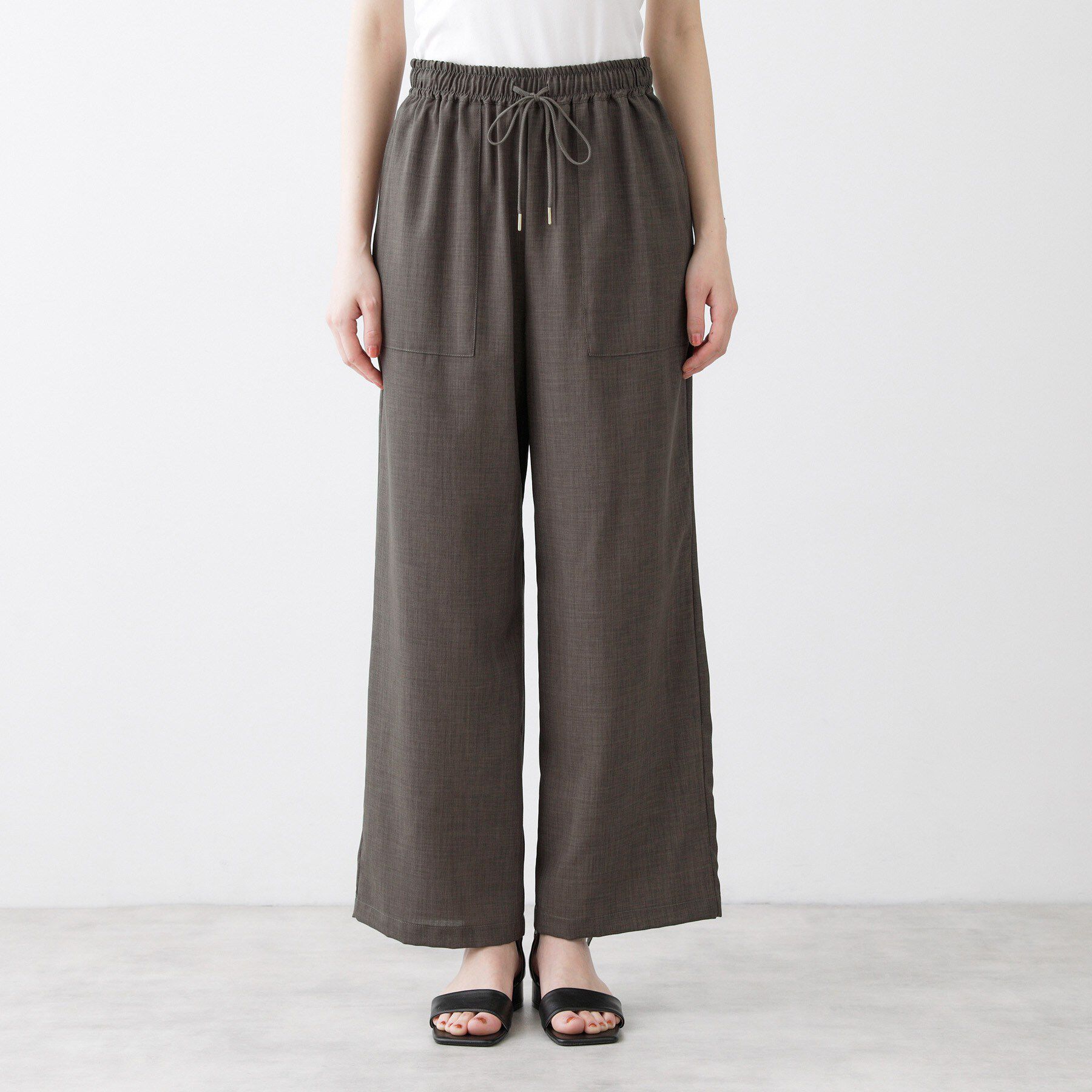 Dessin「【セットアップ可/接触冷感/UVカット】イージーワイドパンツ」|その他|