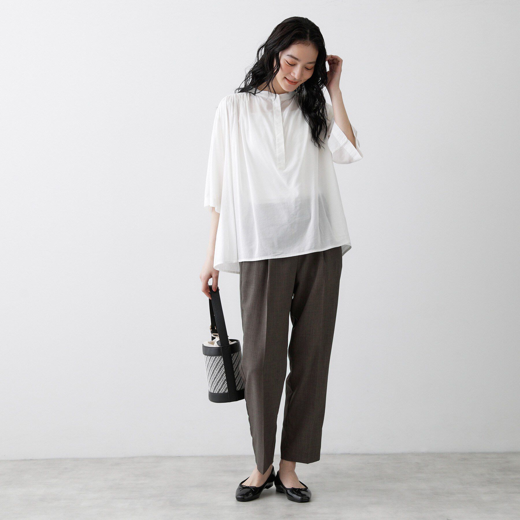 Dessin「【セットアップ可/接触冷感/UVカット】イージーテーパードパンツ」|その他|