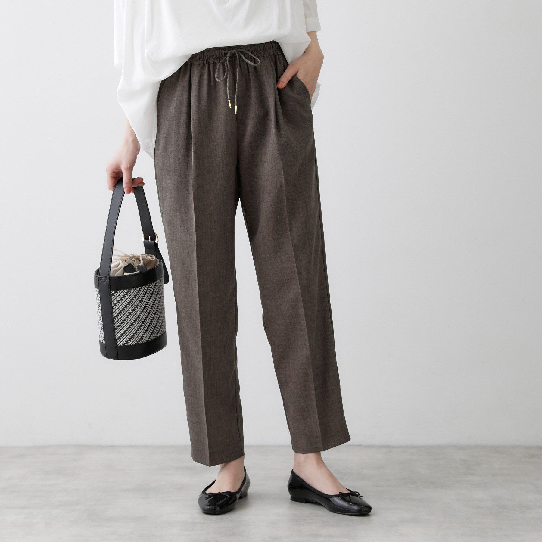 Dessin「【セットアップ可/接触冷感/UVカット】イージーテーパードパンツ」|その他|トープ(054)