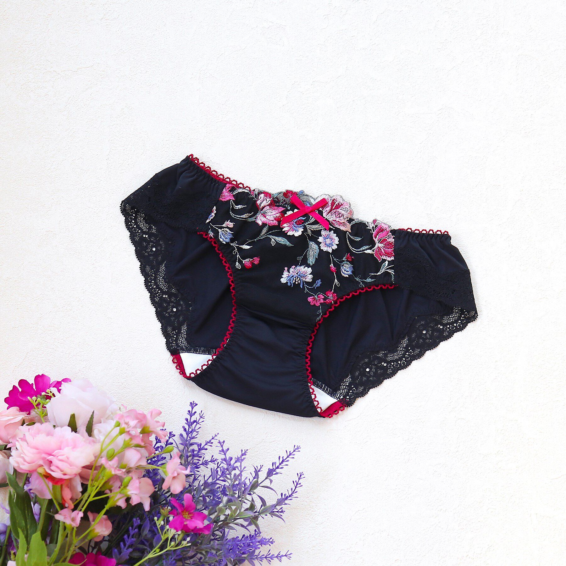 Risa Magli「レンヌ サニタリーショーツ」|インナー|ブラック(019)