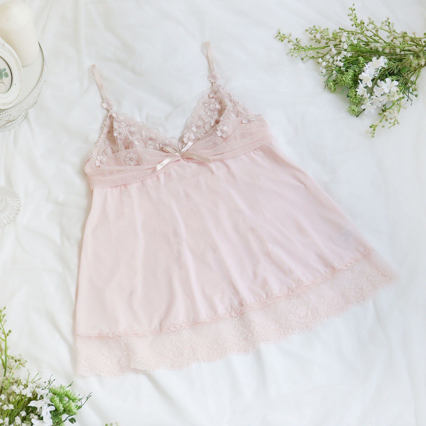 Risa Magli「マリーナ キャミソール」|キャミソール|ピンク(071)