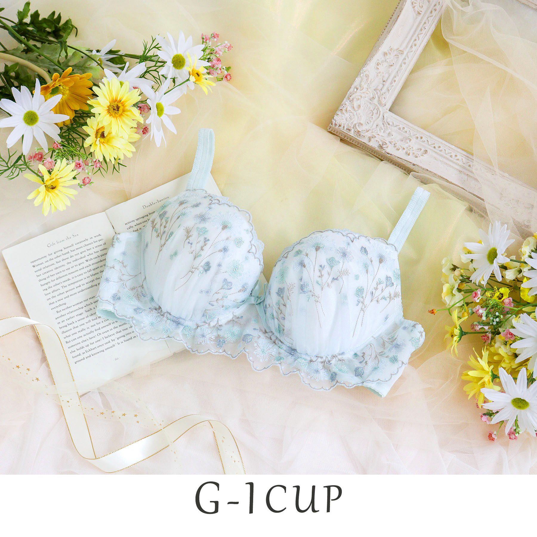 Risa Magli「ミリ ブラジャー （G-I） ＜バストアップタイプ＞」|インナー|ブルー(092)