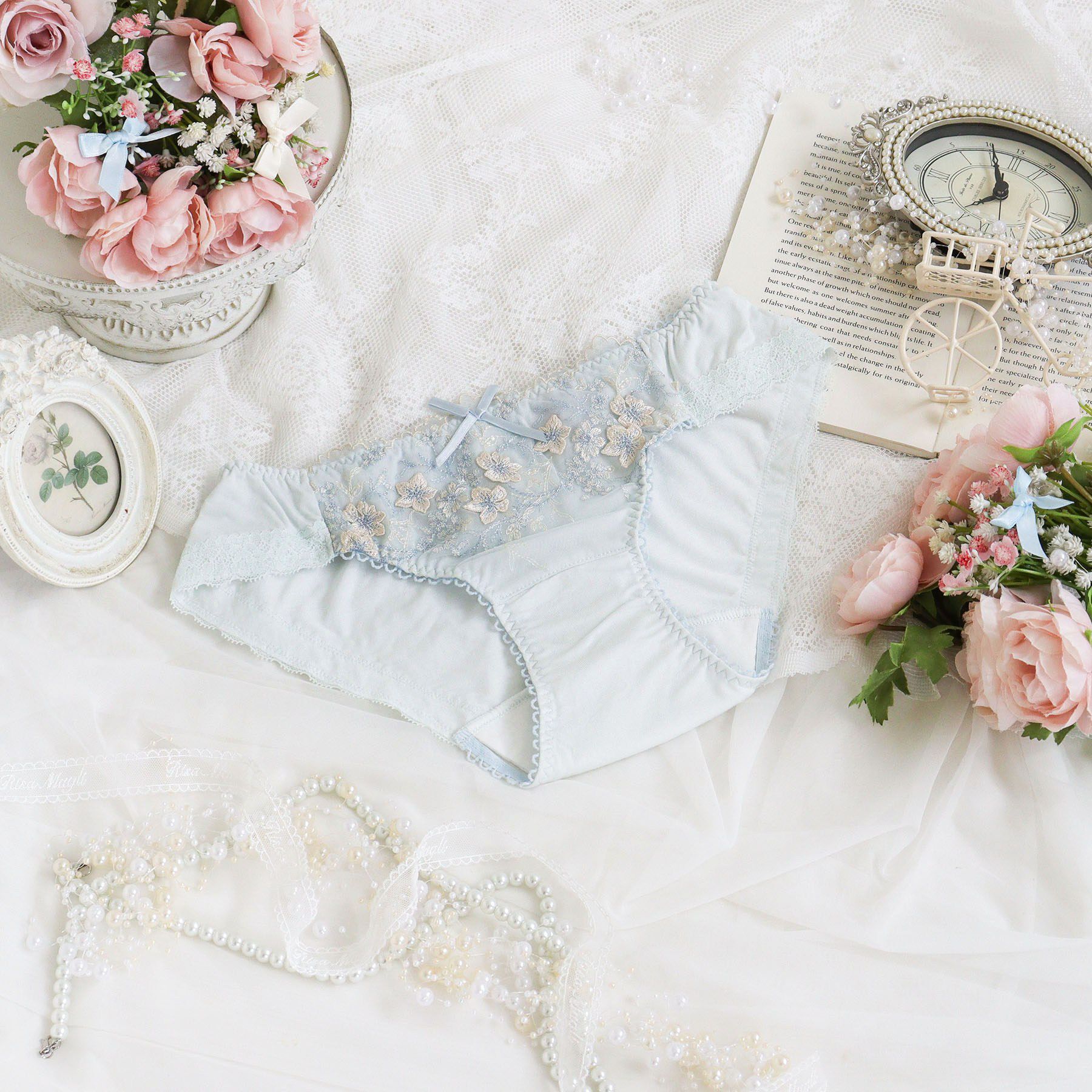 Risa Magli「フリート サニタリー」|インナー|サックスブルー(09