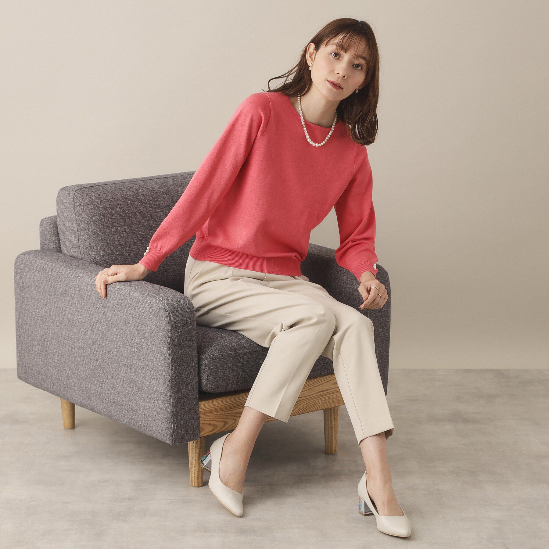 ITS&rsquo;DEMO「【アンチピリング／洗濯機OK】ボートネックニット」|ニット・セーター|