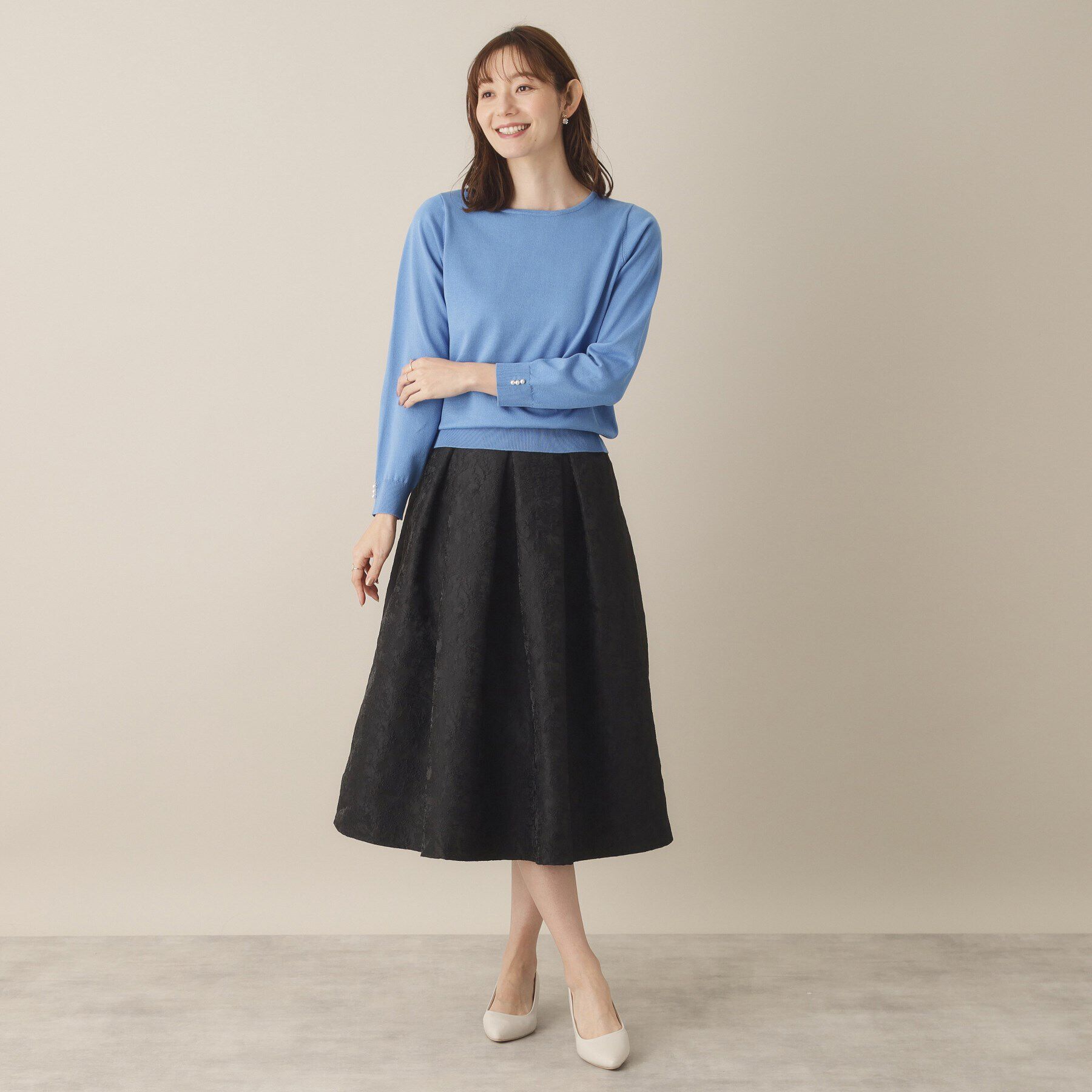 ITS&rsquo;DEMO「【アンチピリング／洗濯機OK】ボートネックニット」|ニット・セーター|